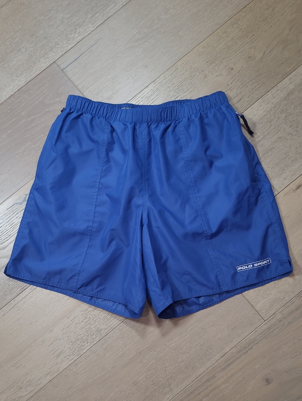 Polo Sport by Ralph Lauren Swim Trunks Men's sz M Blue Mesh Lined Swim Shorts